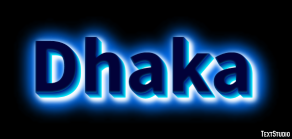 Dhaka Effetto testo