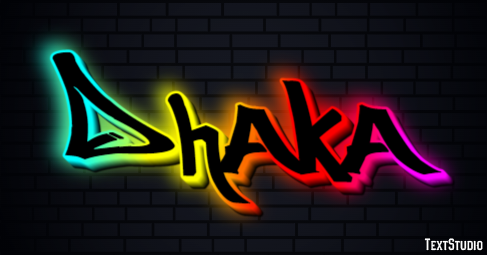 Dhaka Efekt tekstowy