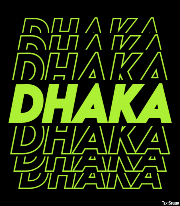 Dhaka Efekt tekstowy