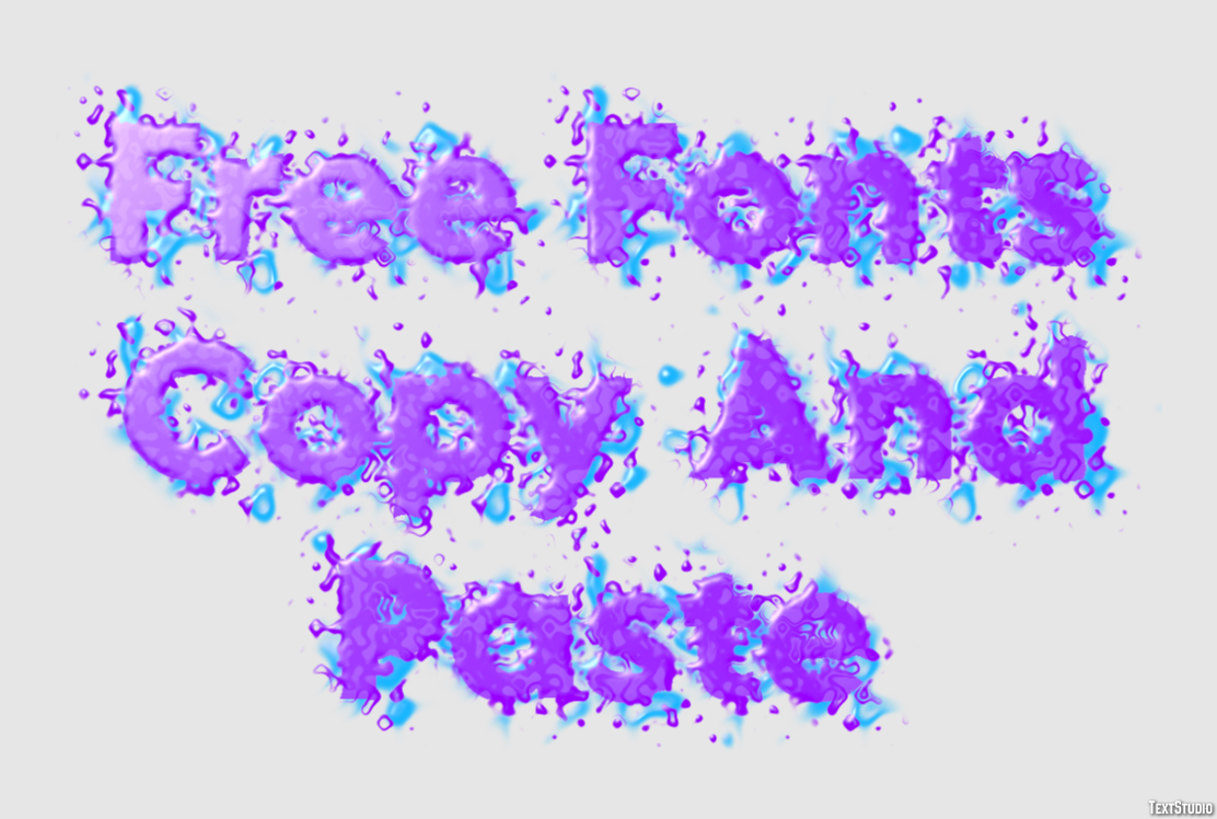Free Fonts Copy And Paste Efekt tekstowy