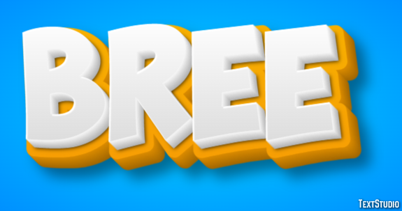 Bree Text effect