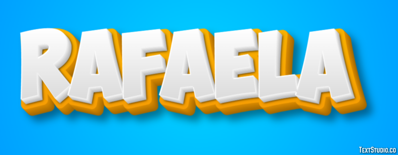 Rafaela Efecto de Texto