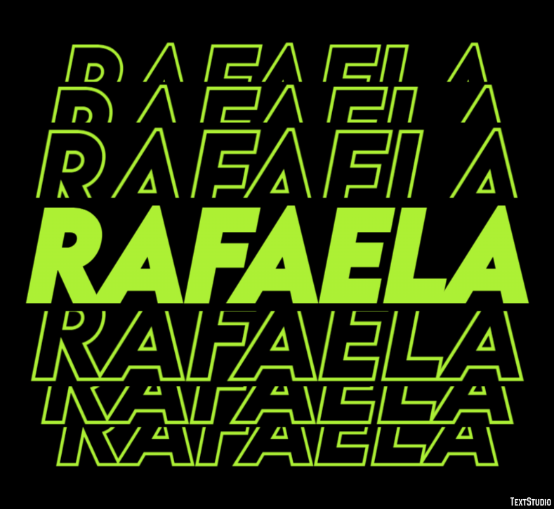 Rafaela Effetto testo