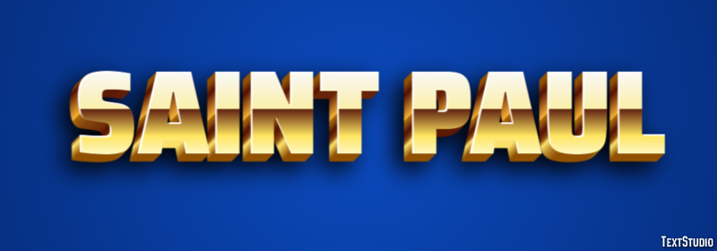 Saint Paul Tekst Effect