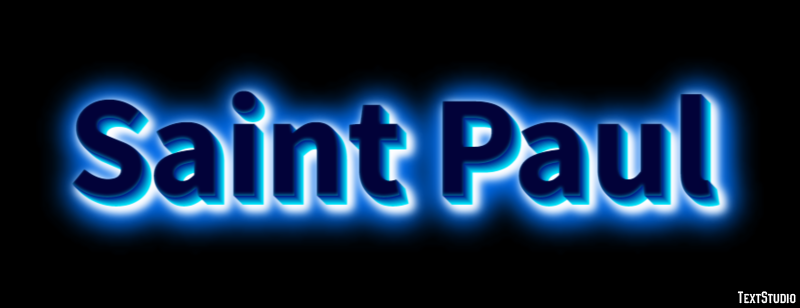 Saint Paul Efekt tekstowy