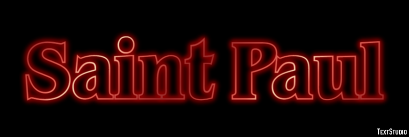 Saint Paul テキスト効果