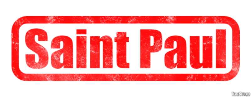 Saint Paul Efekt tekstowy