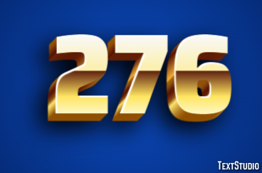 276 Text effect