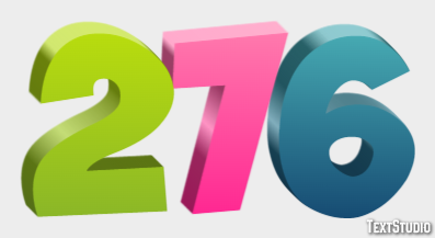 276 Text Effect