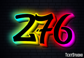 276 Text Effect