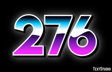 276 Text Effect