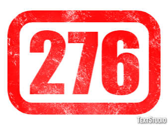 276 Text Effect
