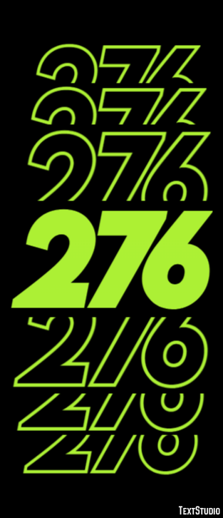 276 Text Effect