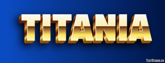 Titania Effetto testo