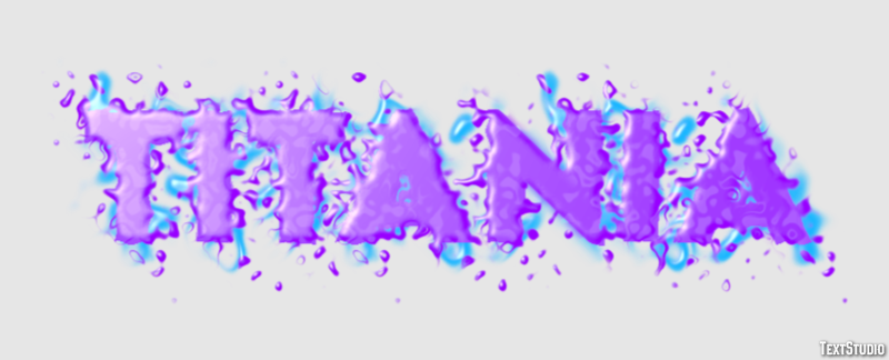 Titania Texteffekt