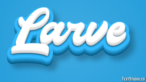 Larve Text Effect