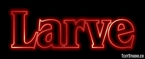Larve Text Effect