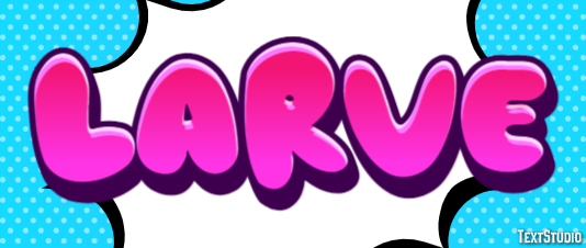 Larve Text Effect
