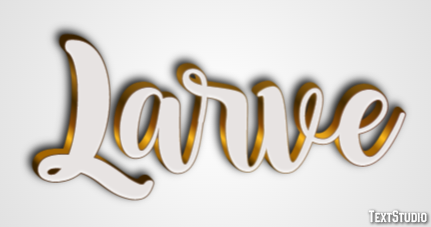 Larve Effet de Texte