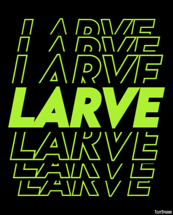 Larve Effet de Texte