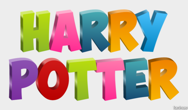 Harry Potter Metin Efekti