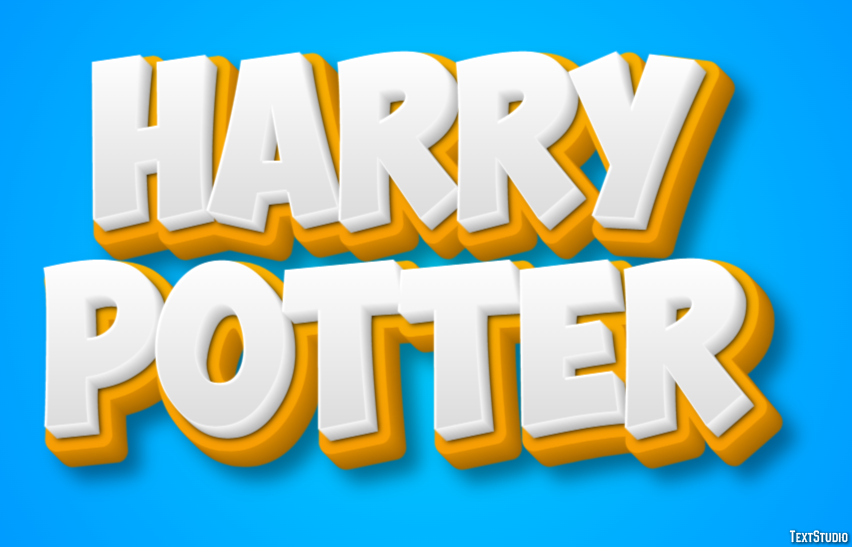 Harry Potter Efecto de Texto