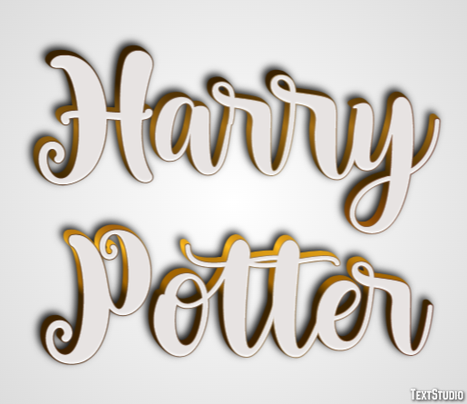 Harry Potter Efecto de Texto