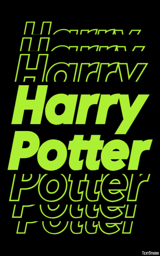 Harry Potter Metin Efekti