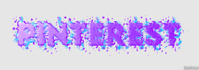 Pinterest Text Effect