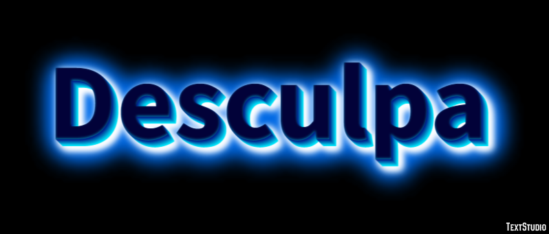 Desculpa Texteffekt