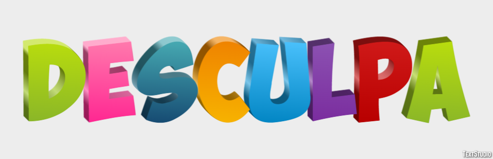 Desculpa Texteffekt