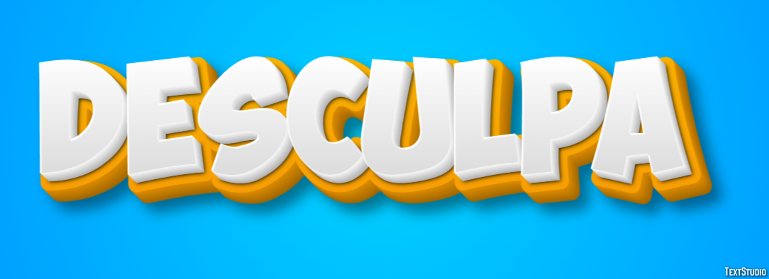 Desculpa Texteffekt
