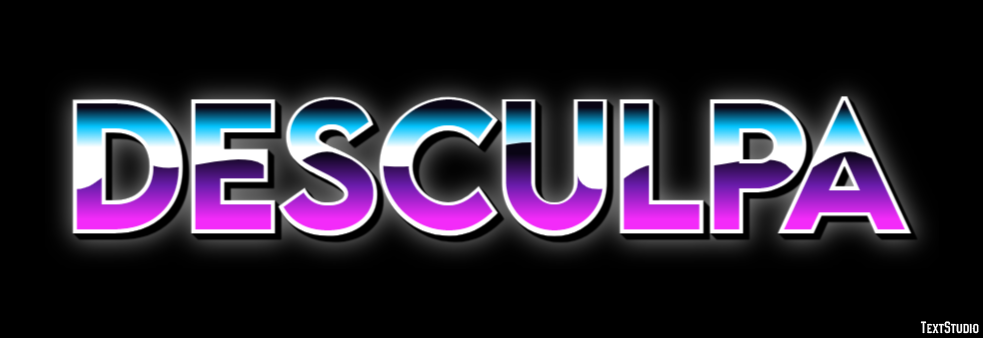 Desculpa Texteffekt