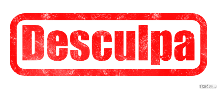 Desculpa Texteffekt