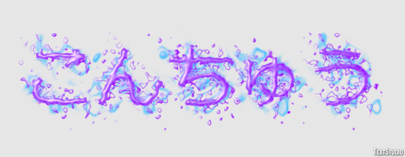 こんちゅう Effetto testo