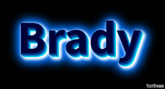 Brady テキスト効果