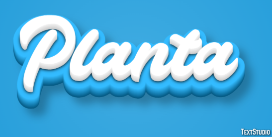 Planta Efeito de texto