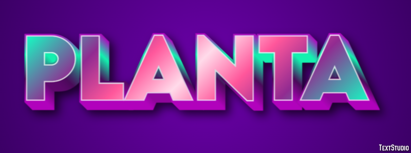 Planta Efeito do texto