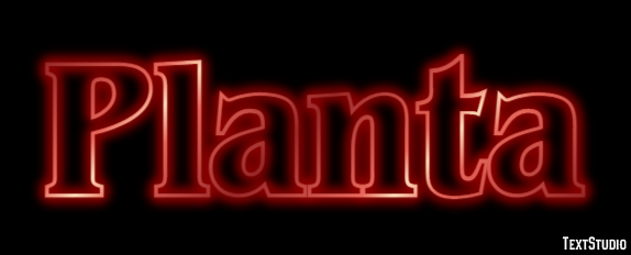 Planta Efeito do texto