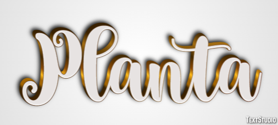 Planta Efeito do texto