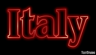 Italy Text effect