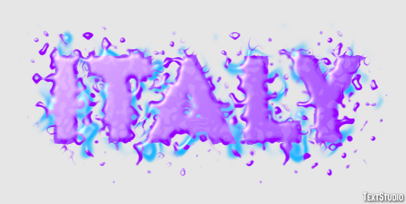 Italy Text effect