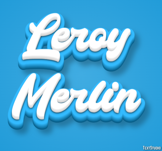 Leroy Merlin Tekst effect