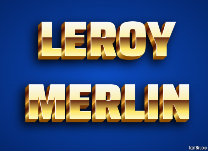 Leroy Merlin Tekst effect