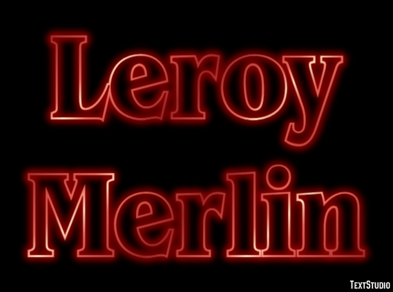 Leroy Merlin Tekst effect
