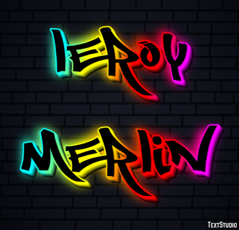 Leroy Merlin Tekst effect