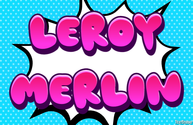 Leroy Merlin Tekst effect