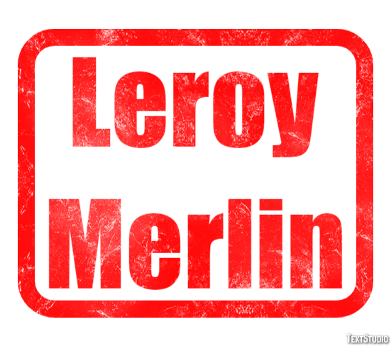 Leroy Merlin Tekst effect