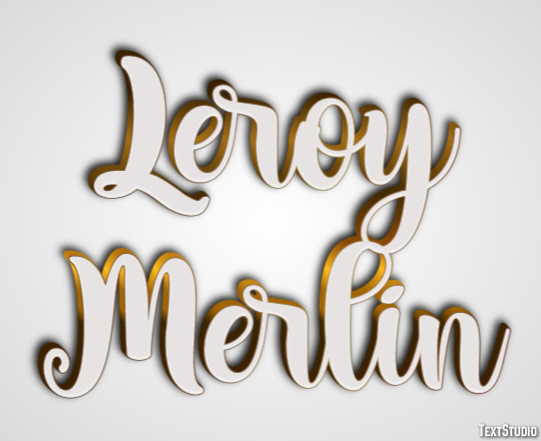 Leroy Merlin Efeito de texto