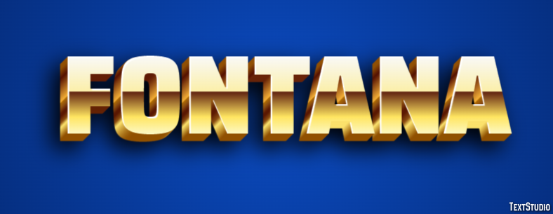Fontana Efecto de Texto